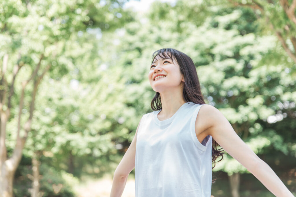 緑いっぱいの大森で身体を整えるピラティス習慣を
